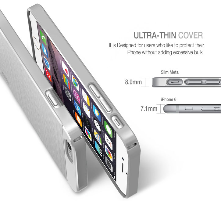 Obliq Slim Meta iPhone 6S Plus / 6 Plus Case - Metallic Pink