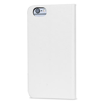 Olixar Leather-Style iPhone 6S / 6 Wallet Stand Case - White