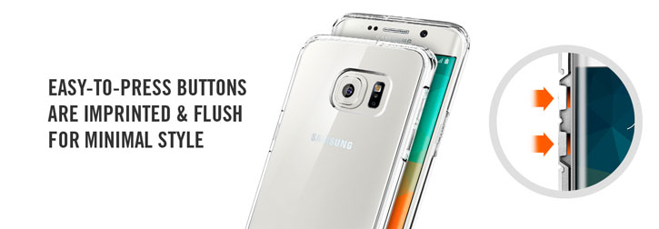 Spigen Ultra Hybrid Samsung Galaxy S6 Edge Plus Case - Crystal Clear