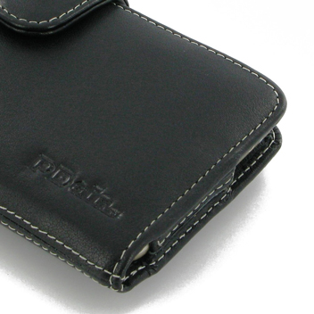 PDair Horizontal Leather Samsung Galaxy S6 Edge Plus Case - Black