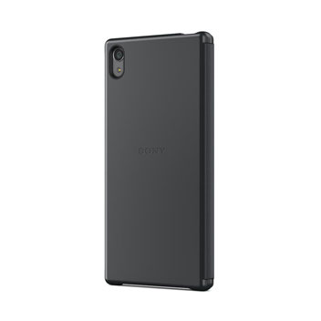 Official Sony Xperia Z5 Premium Style Cover Smart Window Case - Black