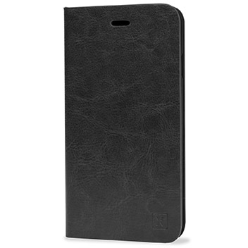 Funda iPhone 6s Plus / 6 Plus Olixar Estilo Cuero Tipo Cartera - Negra