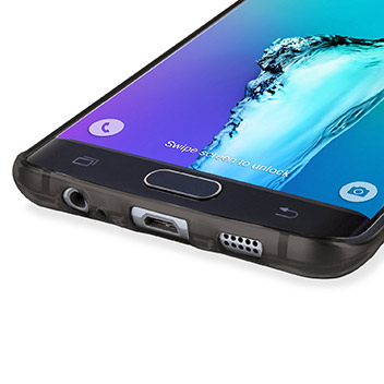FlexiGrip Samsung Galaxy S6 Edge Plus Case - Smoke Black