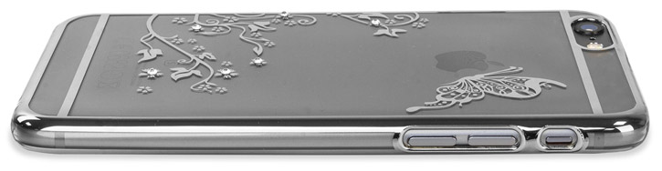 Coque iPhone 6S Plus / 6 Plus Olixar Butterfly – Argent / Transparente