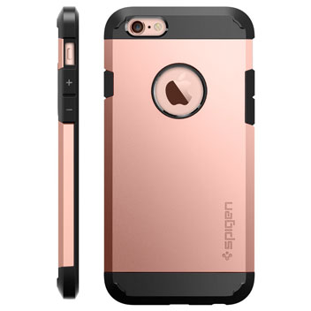 Spigen Tough Armor iPhone 6s Case - Rose Gold