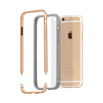 Moshi iGlaze Luxe iPhone 6S Bumper Case - Champagne Gold