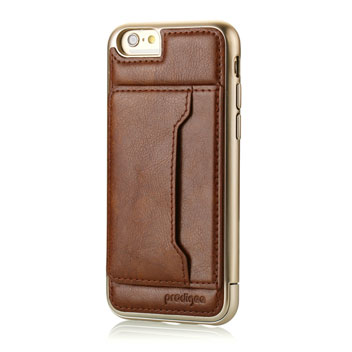 Prodigee Trim Tour iPhone 6 Eco-Leather Wallet Case - Brown