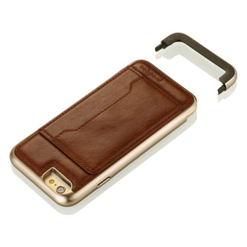 Prodigee Trim Tour iPhone 6 Eco-Leather Wallet Case - Brown