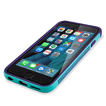 Olixar FlexiFrame iPhone 6S Bumper Case - Blue