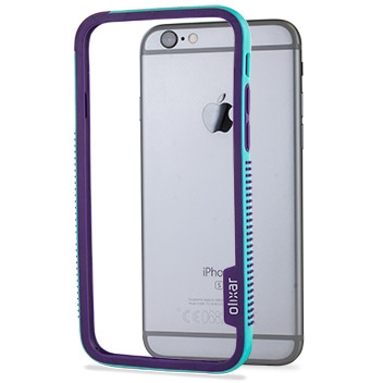 Olixar FlexiFrame iPhone 6S Bumper Case - Blue