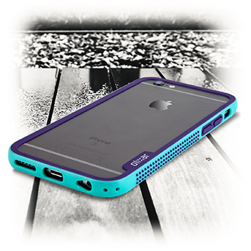 Olixar FlexiFrame iPhone 6S Bumper Case - Blue