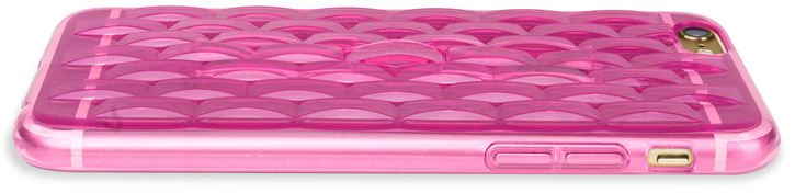 FlexiLoop iPhone 6S Gel Case with Finger Holder - Rose Pink