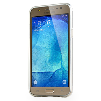 FlexiShield Samsung Galaxy J5 Gel Case - Frost White