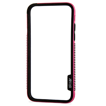 Olixar FlexiFrame iPhone 6S Plus Bumper Case - Hot Pink