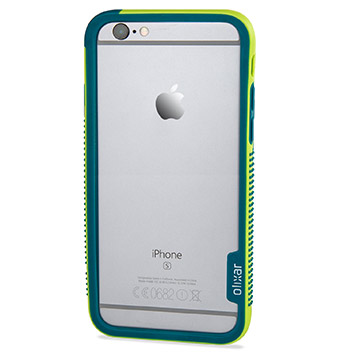 Olixar FlexiFrame iPhone 6S Plus Bumper Case - Green