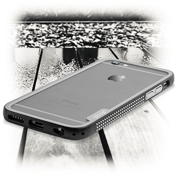 Coque Bumper Olixar FlexiFrame iPhone 6S Plus - Noir / Gris