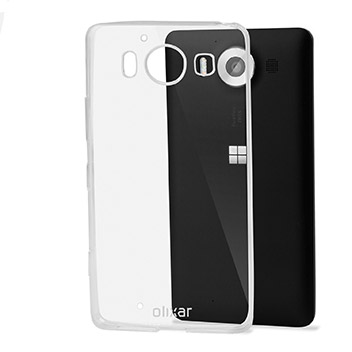 Coque Microsoft Lumia 950 Olixar FlexiShield - Transparent