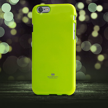 Mercury Goospery Jelly iPhone 6S / 6 Gel Case - Lime