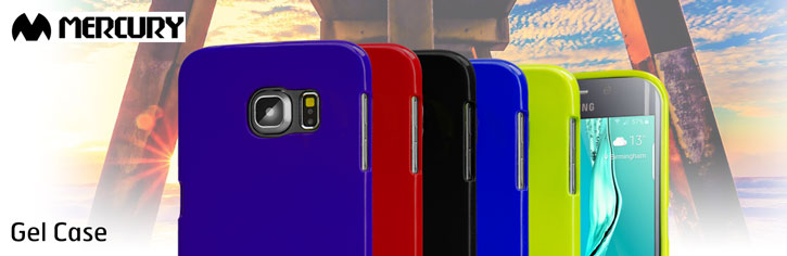Mercury Goospery Jelly Samsung Galaxy S6 Edge Plus Gel Case - Blue