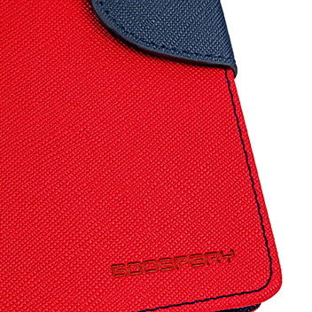 Mercury Goospery Fancy Diary iPhone 6S Plus / 6 Plus Case - Red / Navy