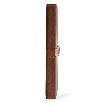 Olixar Vintage iPad Mini 4 Leather-Style Stand Case - Dark Brown