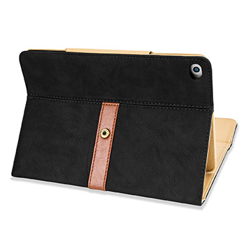 Olixar Vintage iPad Mini 4 Leather-Style Stand Case - Black