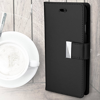 Housse portefeuille iPhone 6S / 6 Mercury Rich Diary Premium - Noire