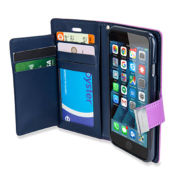 Mercury Rich Diary iPhone 6S Plus / 6 Plus Wallet Case - Purple