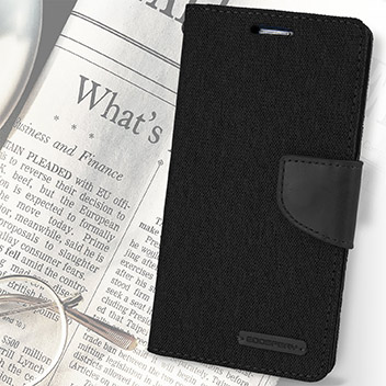 Funda Samsung Galaxy S6 Mercury Canvas Diary - Negra