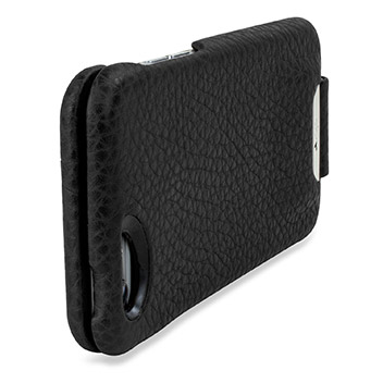 Vaja Ivo Top iPhone 6S / 6 Premium Leather Flip Case - Black / Rosso