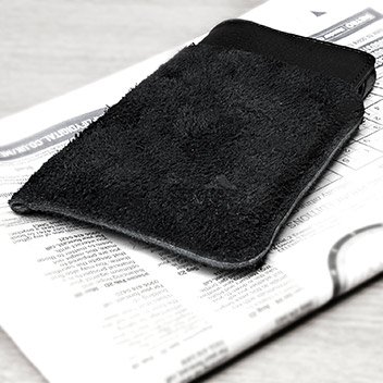 Housse iPhone 6S Plus portefeuille de luxe Vaja Agenda - Noire