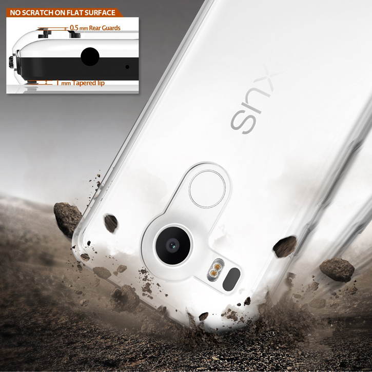 Rearth Ringke Fusion Google Nexus 5X Case - Smoke Black