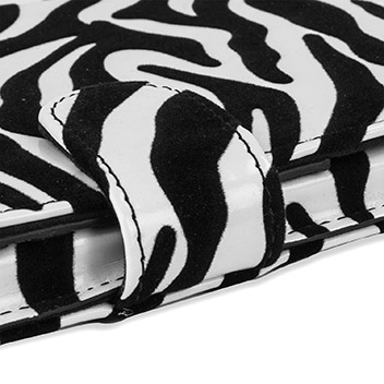 Olixar Zebra Kindle Paperwhite Book Case - Black/White