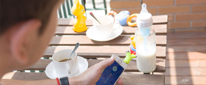 Thermomètre Bébé Wishbone iOS & Android