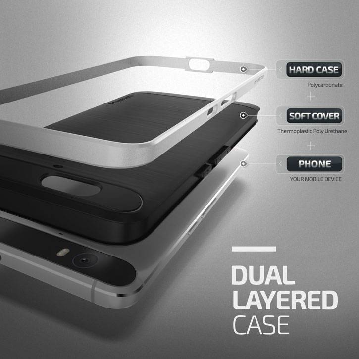 Verus High Pro Shield Series Nexus 6P Case - Satin Silver