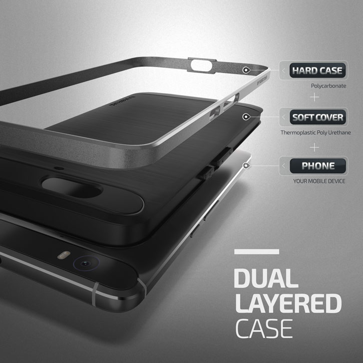 Verus High Pro Shield Series Nexus 6P Case - Steel Silver