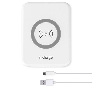 aircharge Slimline Qi Wireless Charging Pad - White