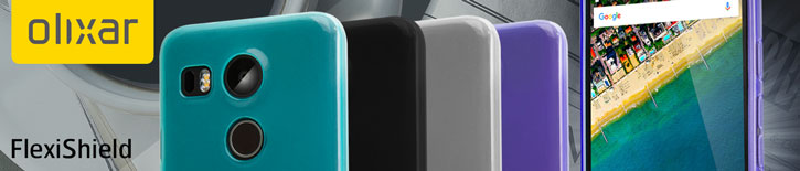 Coque Gel Nexus 5X FlexiShield - Bleue