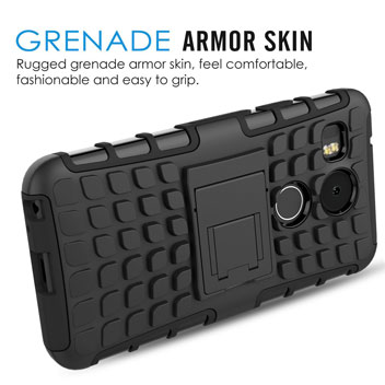 Olixar ArmourDillo Hybrid Nexus 5X Case - Black