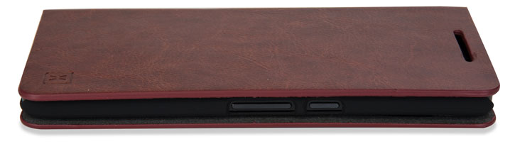 Olixar Leather-Style Nexus 6P Wallet Stand Case - Brown