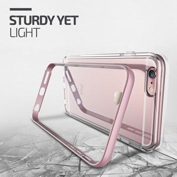 Verus Crystal Bumper iPhone 6S / 6 Case - Rose Gold