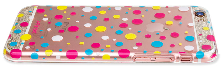 X-Fitted Dots iPhone 6S / 6 Case - Clear / Multicoloured