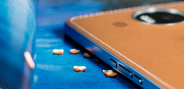 Mozo Microsoft Lumia 950 XL Wireless Charging Back Cover - Brown