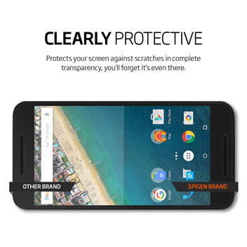 Spigen Crystal Nexus 5X Screen Protector - Three Pack