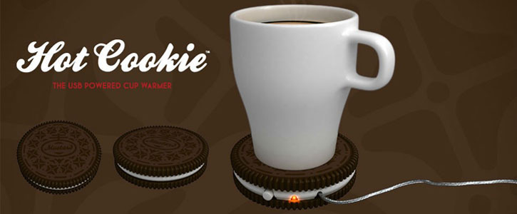 Mustard Hot Cookie-USB Powered Mug Cup Heater Pad.Keep Coffee//Tea Warm on Desk