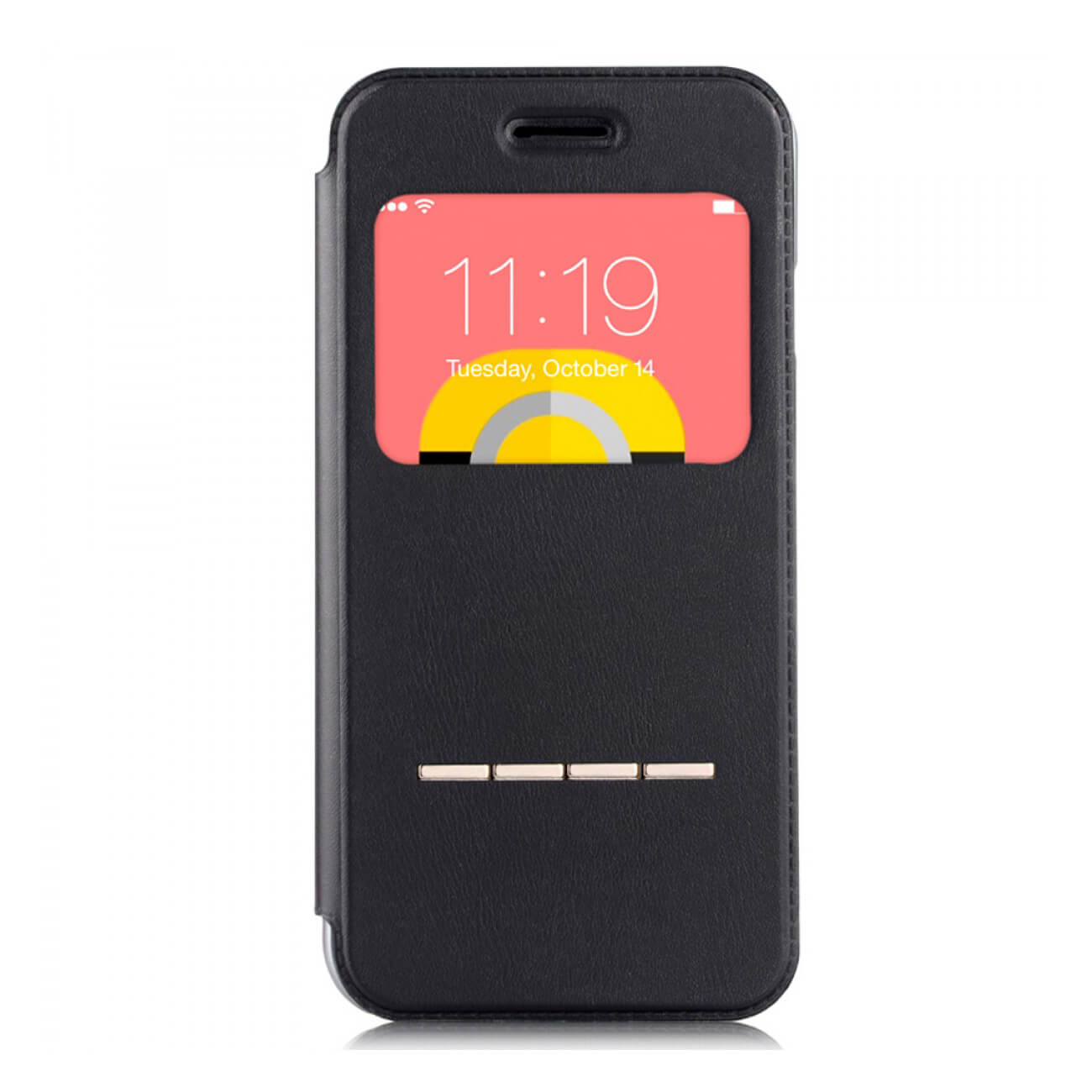 Olixar Leather-Style iPhone 6S / 6 Wallet Case - Black