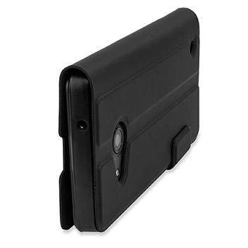 Mozo Microsoft Lumia 550 Flip Cover Case - Black
