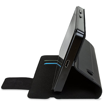 Mozo Microsoft Lumia 550 Flip Cover Case - Black