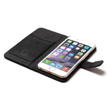 Zenus Mesh Diary iPhone 6S / 6 Wallet Case - Black