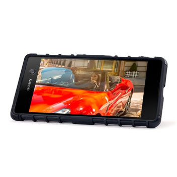 Olixar Armourdillo Hybrid Sony Xperia M5 Protective Case - Black